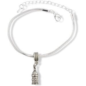 Fire Hydrant Snake Chain Charm Fire Fighter Fireman Bracelet